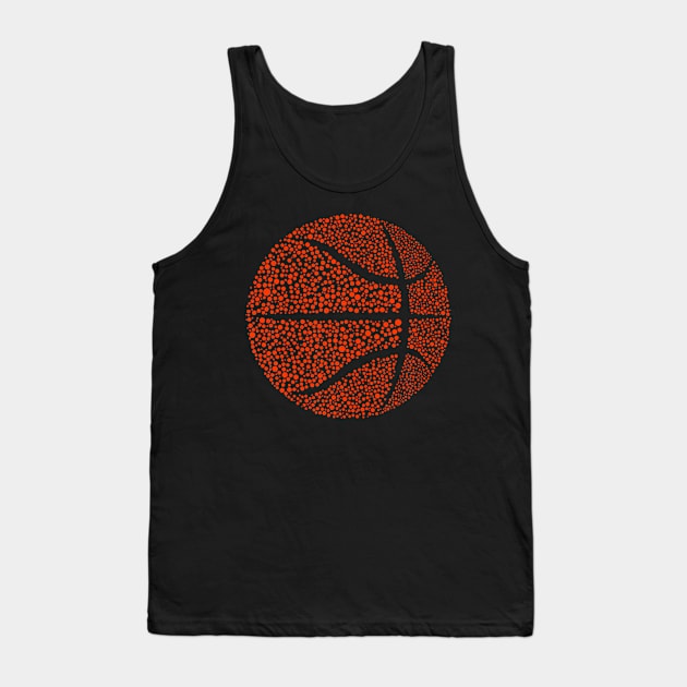 Cute Polka Dot Basketball Lover Player International Dot Day Tank Top by patelmillie51